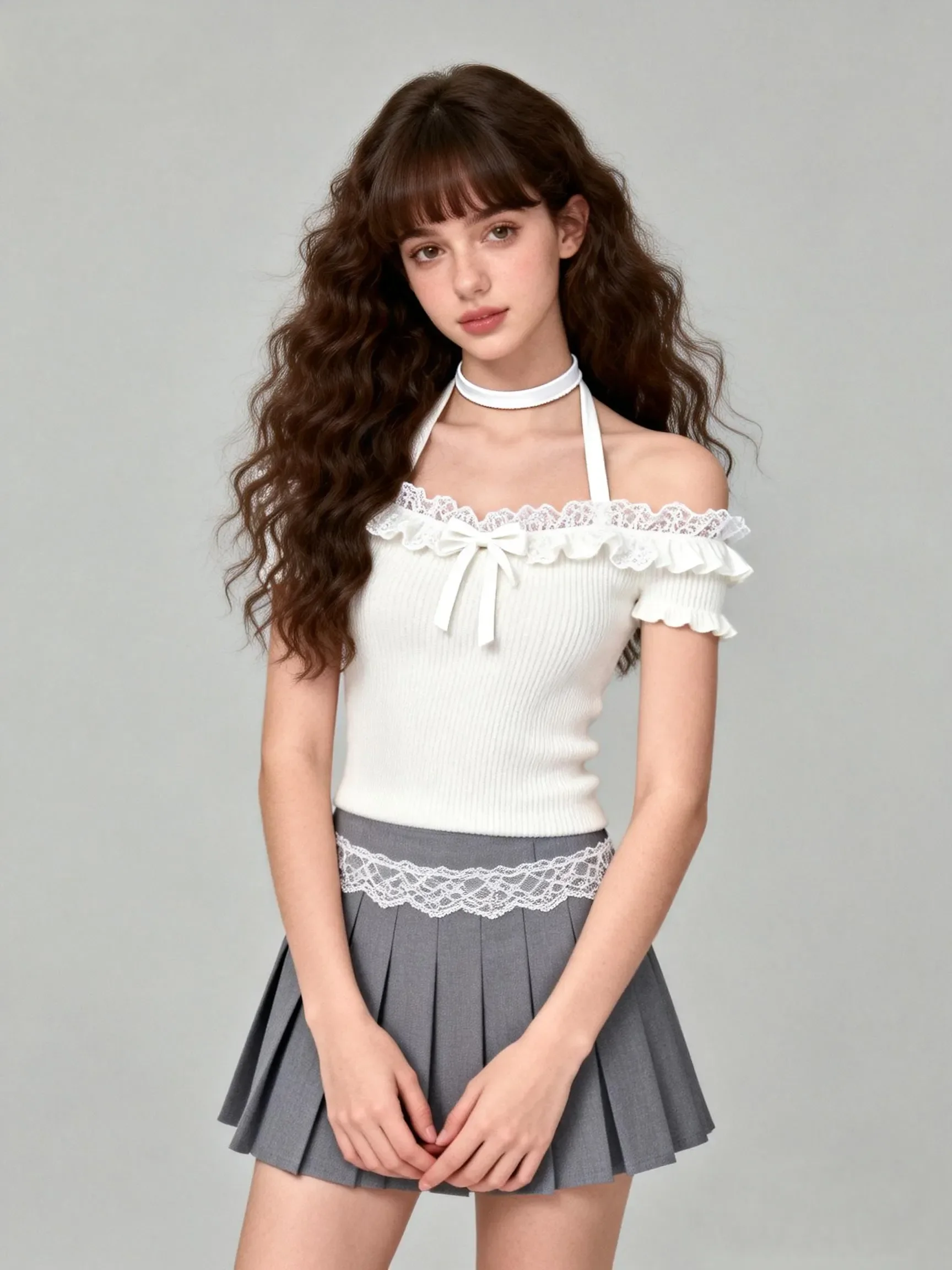 ホワイトトップスカート