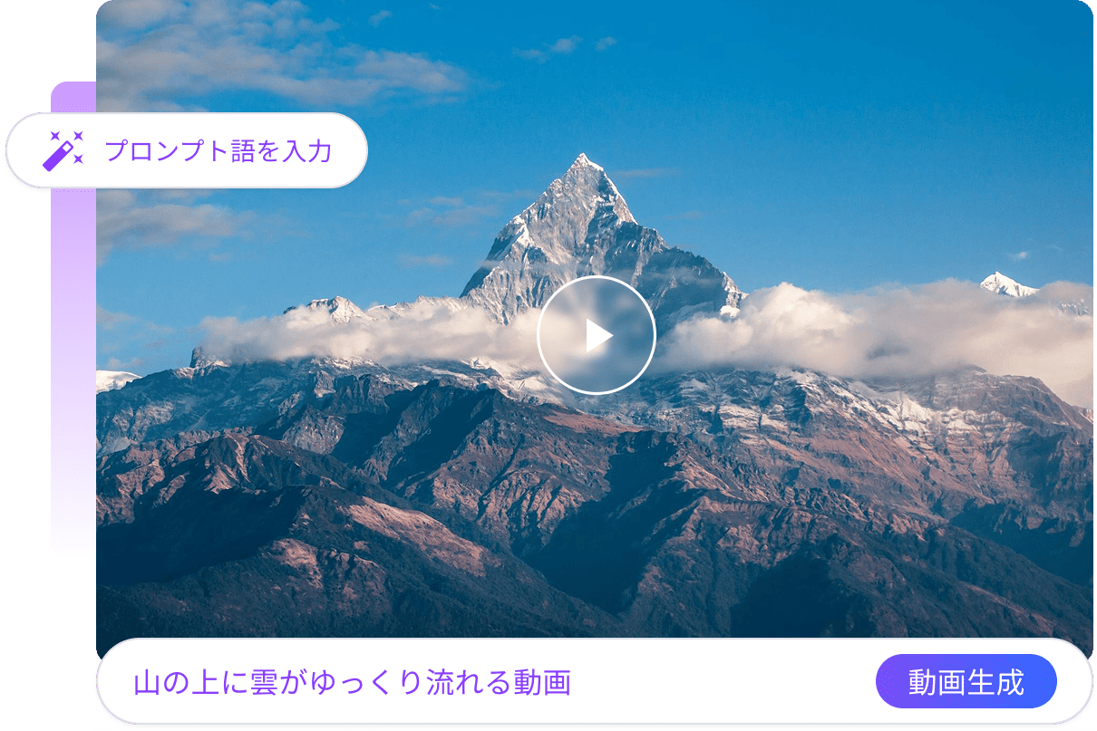 強力なAIと簡単編集