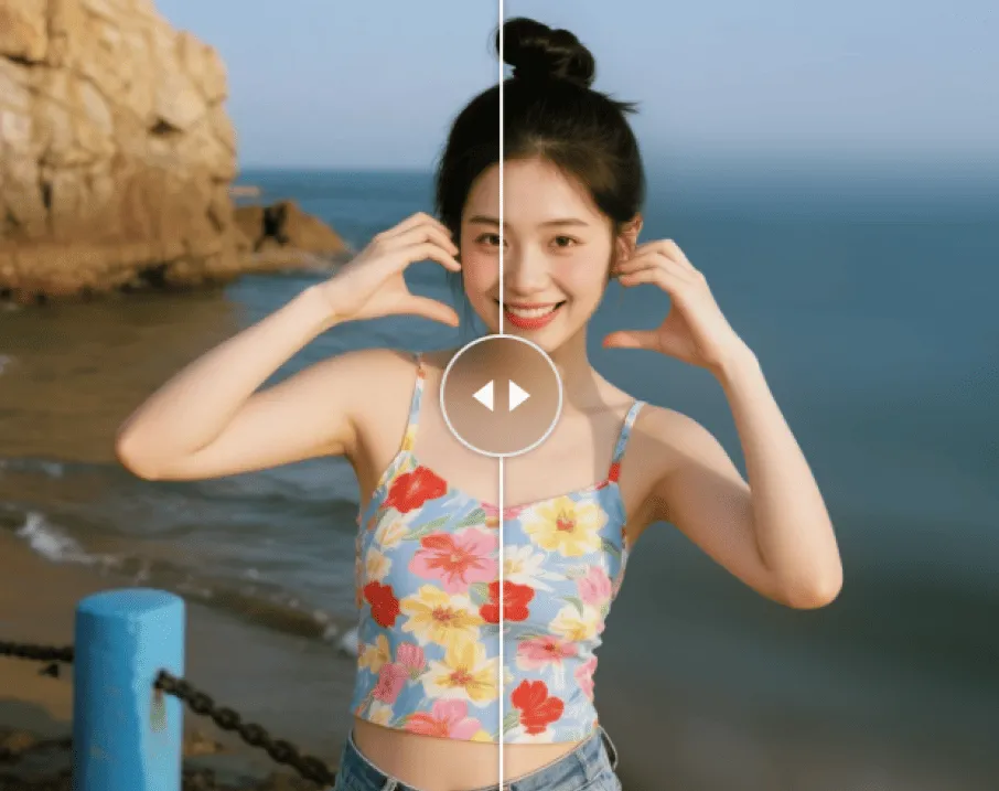 写真の背景をぼかす