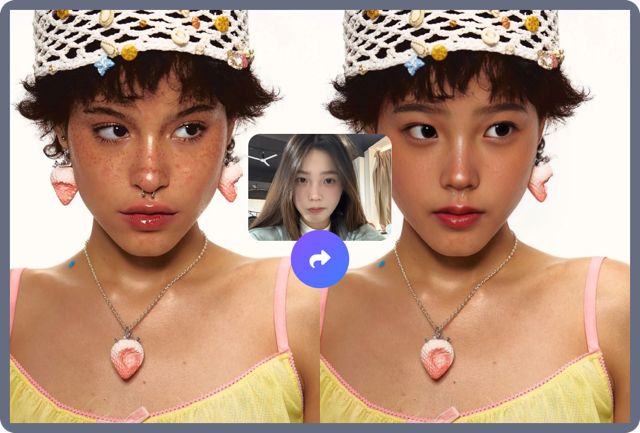 フェイススワップによるバーチャル試着