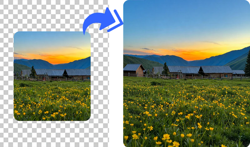 AI画像拡張