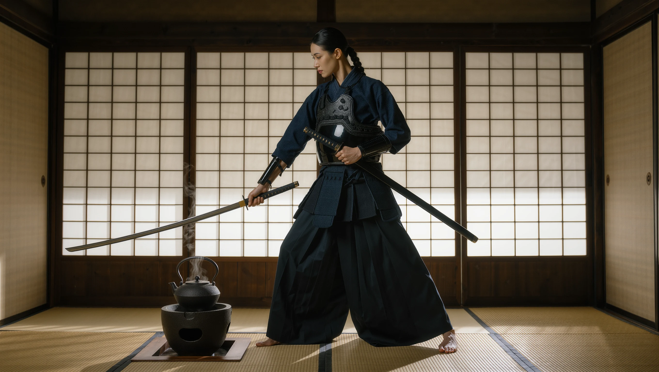 茶室の剣士をオリジナルで